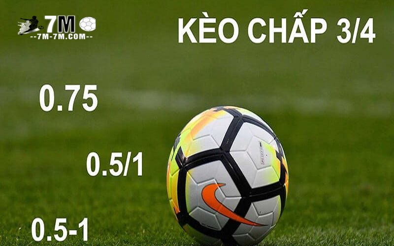 Những trường hợp thắng thua với kèo chấp 0.75 trái 
